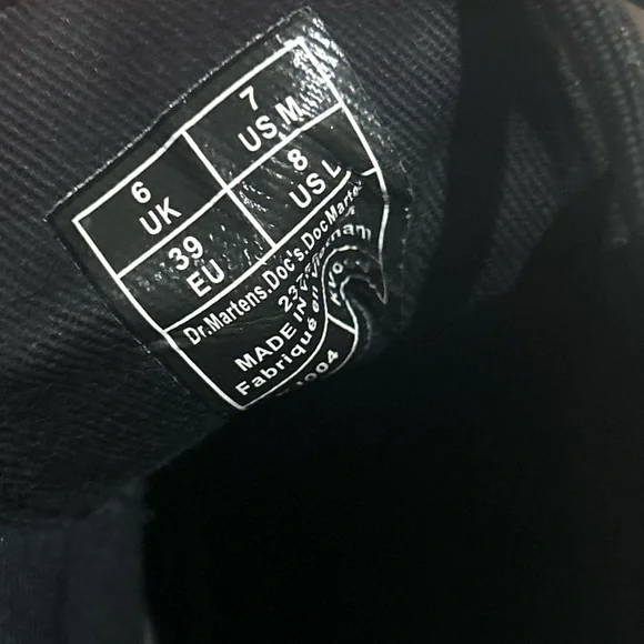 Vegan 1460 Dr. Martens Cherry Red Lace Up Boots - Picture 10 of 14